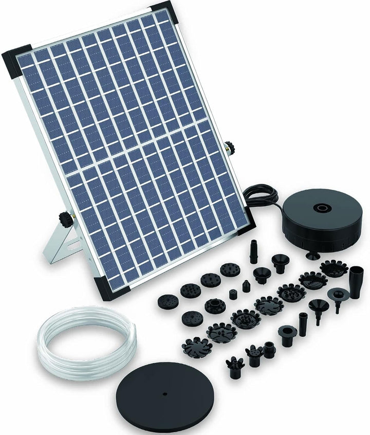 AISITIN 12W DIY Solar Springbrunnen, Neuestes Upgrade Solar Teichpumpe mit 2M Wasserleitung Solarbru