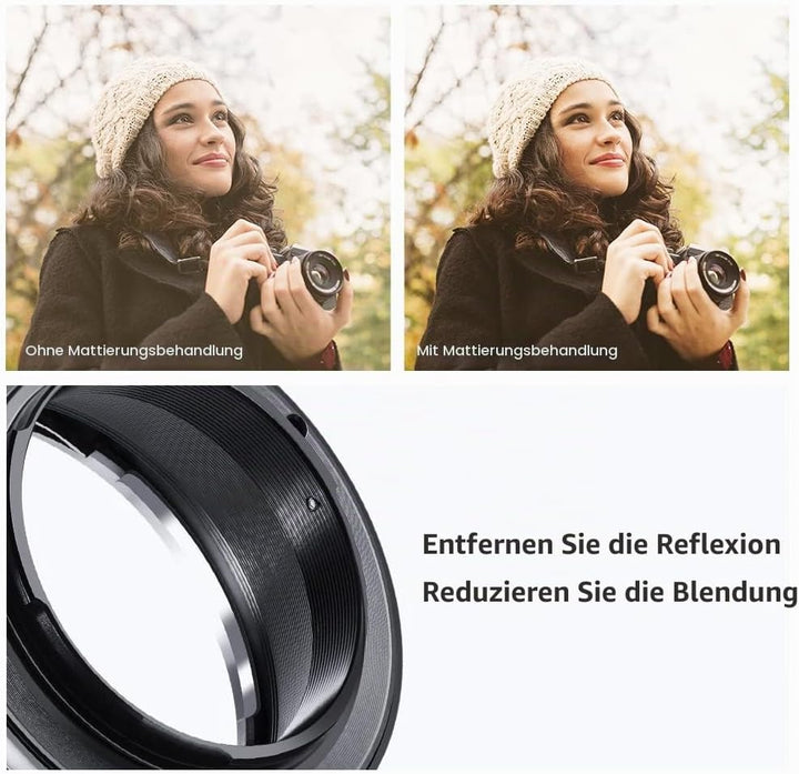 K&F Concept EOS EF/EFS Objektivadapter auf FujiFX Mount X-Pro1 X Kamera X-Serie, spiegellose Kameras