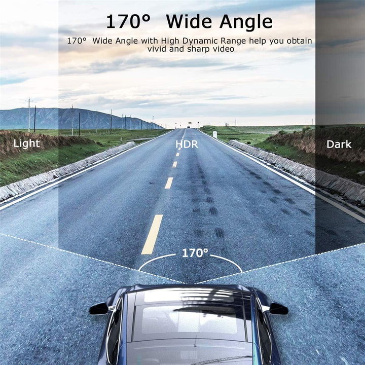ORSKEY Dashcam Auto 1080P Full HD Autokamera DVR Dashboard Kamera Videorecorder Auto Kamera vorne Da