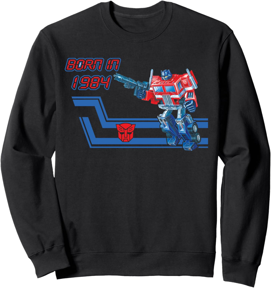 Transformers Optimus Prime G1 Box Art, geboren 1984 Sweatshirt