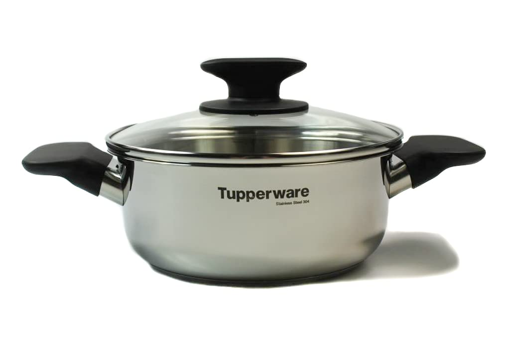 TUPPERWARE Chef-Serie Universal Series Stockpot Suppentopf 2,4 L Induktion mit Spültuch