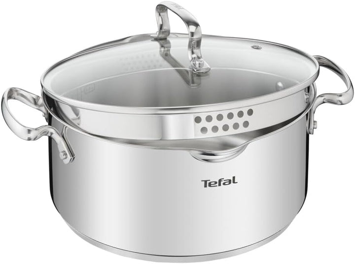 Tefal DUETTO+ G7194455 saucepan Round Stainless steel Grösse: 20 cm, Grösse: 20 cm