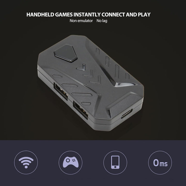 4 in 1 Mobile Game Combo -Pack, EIN Hand mit K13 -Tastatur, Maus, Konverter und Ständer, Keine Laten