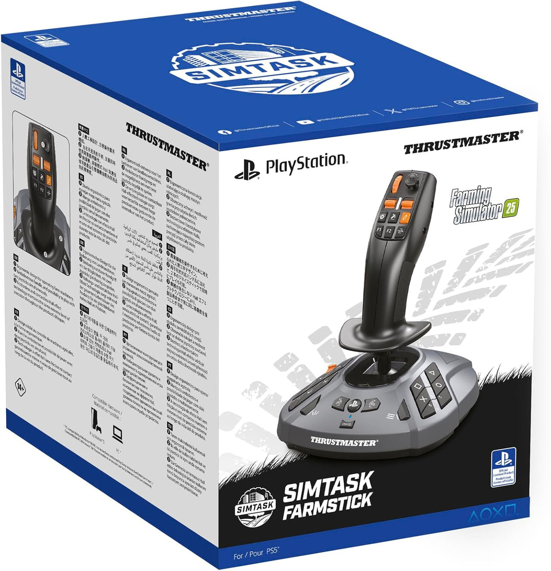 Thrustmaster SimTask FarmStick, Multifunktionaler Joystick für die Landwirtschaft, für PS5 und PC