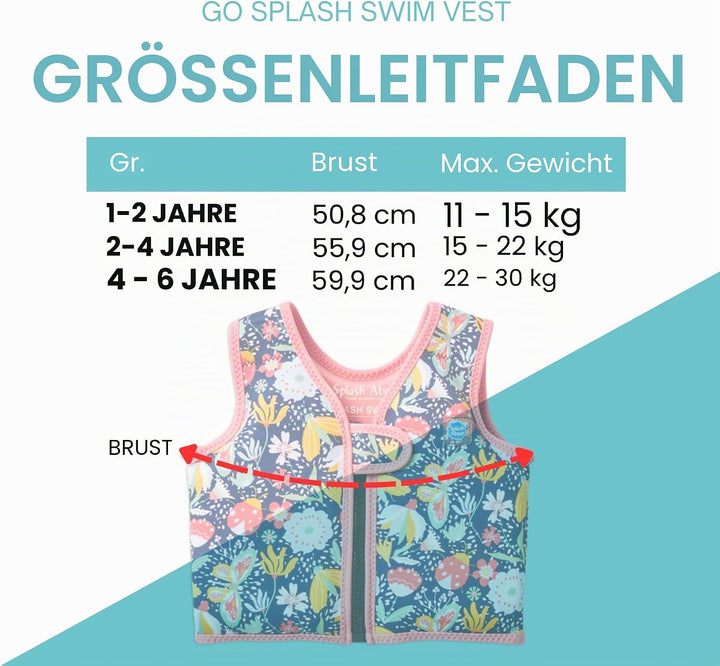 Splash About Go Splash Schwimmweste Ladybird 2-4 Jahre, Ladybird 2-4 Jahre