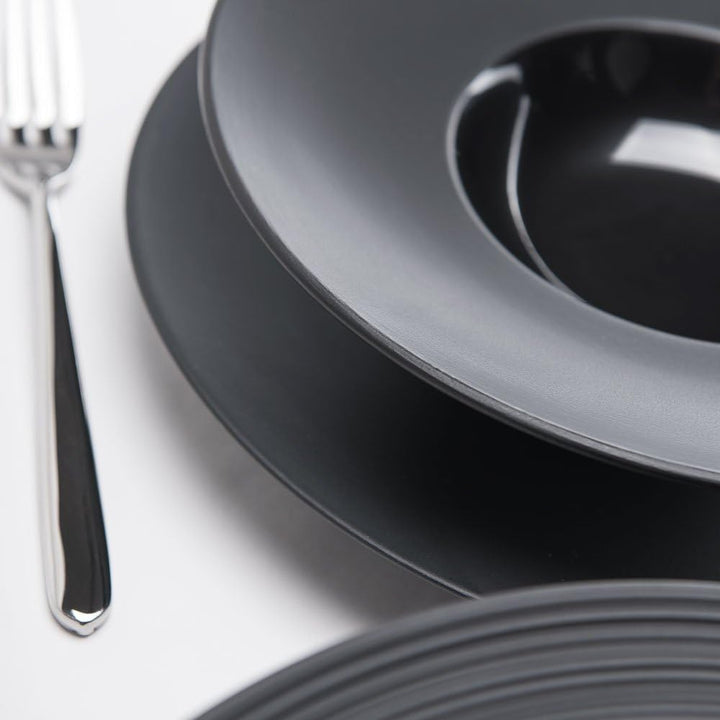 3x Grosser Suppenteller Gourmet Kontrast Ø 305 mm