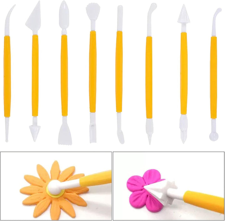Polymer Clay Tools Set, Acryl Tonrollen, Acrylplatte, Schneidematte, Runde Polymer Clay Ausstecher m