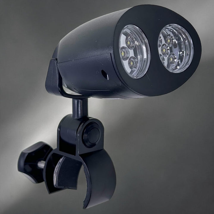 MIJOMA Robuste Grilllampe mit 10 Superhellen LEDs, 180° Flexibler Schwenkmechanismus, Praktische Tou