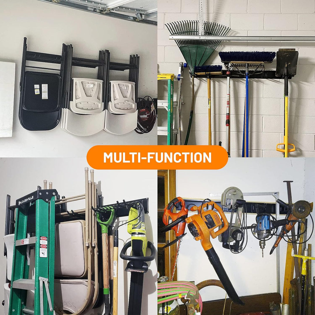 Wallmaster Garage Storage Tool Organizer Rack Heavy Duty Tools Garage Organization Wall Mount Rack H
