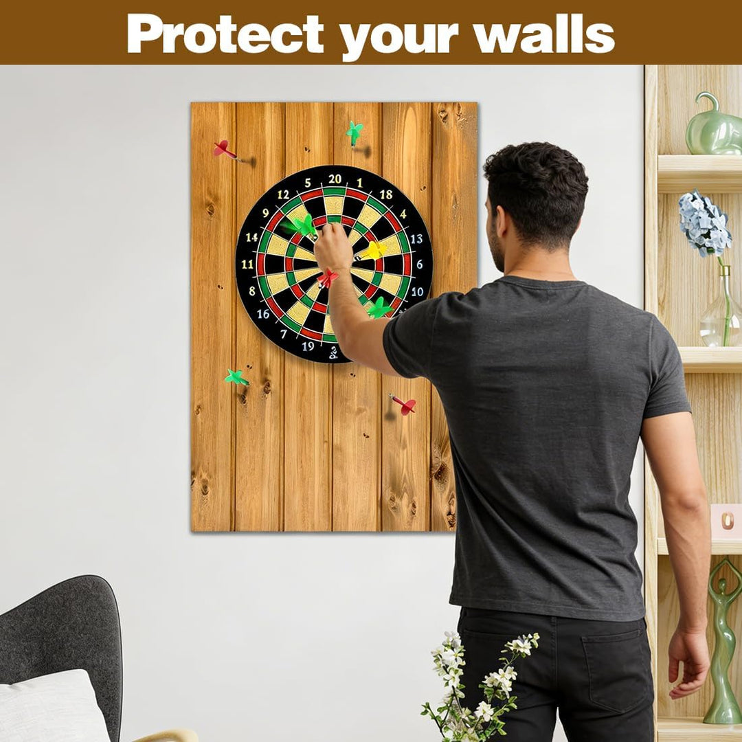 Holzmaserung Dartscheibe Wandschutz, Surround Dartscheibe Filz, Dartboard Wandschutz, Dart Surround
