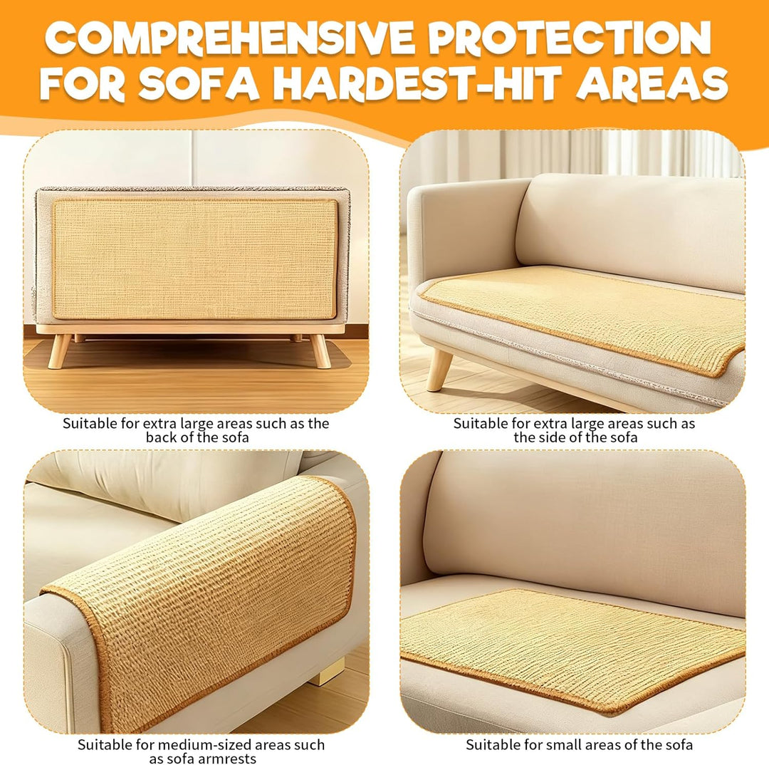 Kratzmatte für Kaninchen, 2 Stück 30×60cm Kratzmatte Kaninchen Kratzteppich Katze Kratzbrett Wand Ha