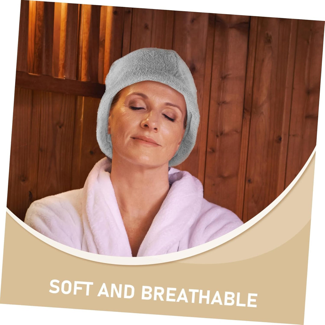 Yardwe Saunahut Haarschutz Für Sauna Und Dusche Weich Atmungsaktiv Polyester Nylon Für Damen Und Her