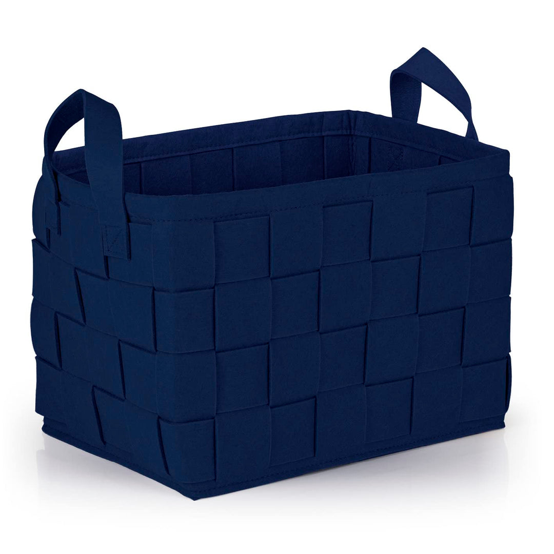 Filz-Aufbewahrungskorb mit Griff 35x25x25cm | Ideal zur Aufbewahrung von Kaminholz &amp; Zeitschriften |