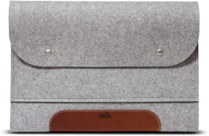 Pack &amp; Smooch 16" Laptophülle, Laptoptasche, MacBook Tasche -CORRIEDALE L -100% Merino Wollfilz, Pfl
