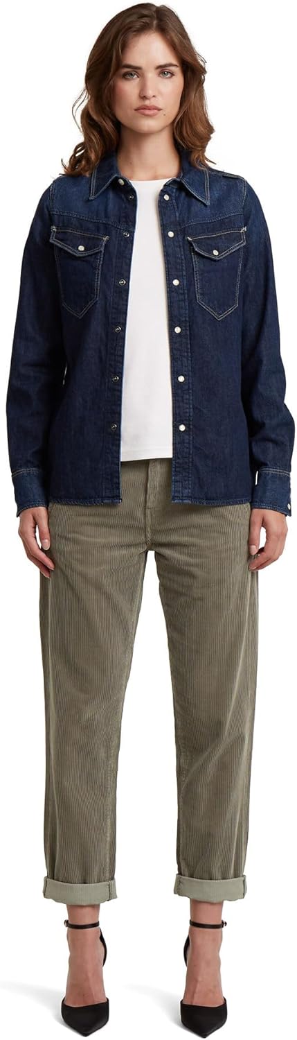 G-STAR Damen Kate Boyfriend Jeans 25W / 32L Braun (Turf Gd D25257-e169-c982), 25W / 32L Braun (Turf