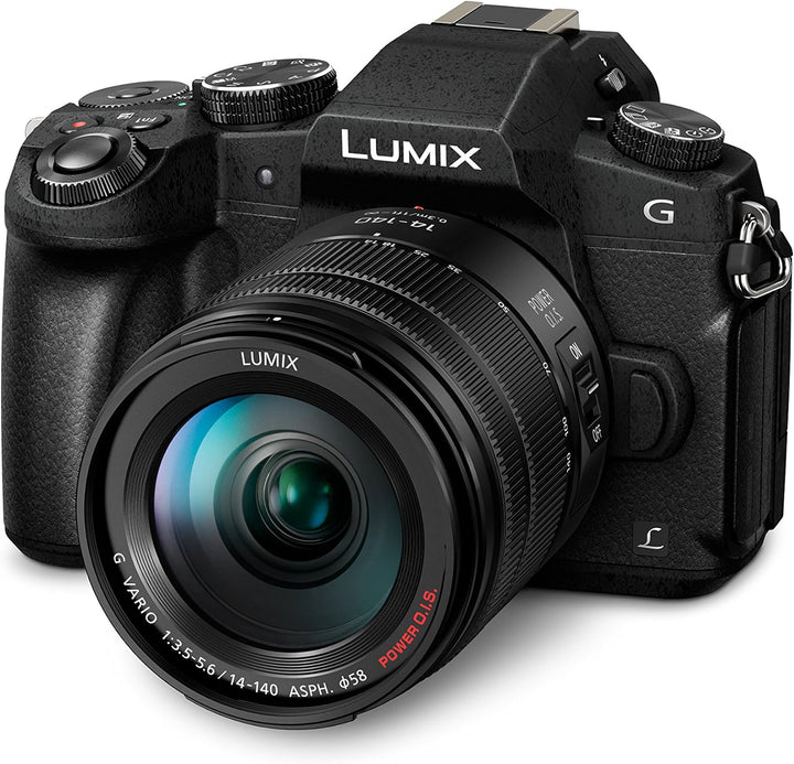 Panasonic LUMIX DMC-G81HAEGK Systemkamera 4K mit 14-140 mm MFT Objektiv, 16 MP, Dual I.S., Hybrid-Ko
