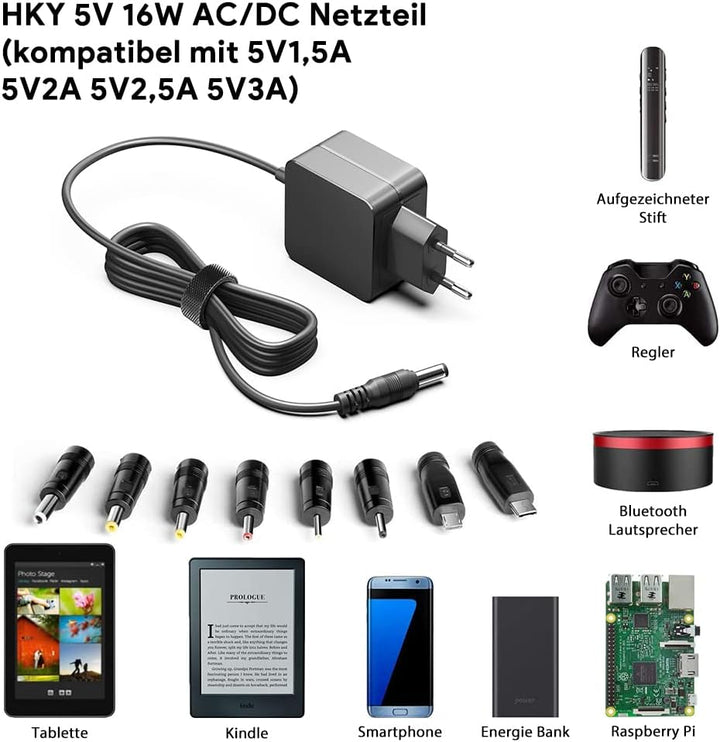 HKY Netzteil 5.25V 3A für Fanttik K2 Nano Elektro Mini Bohrstift Fanttik F2 Master Mini Akku-Multifu