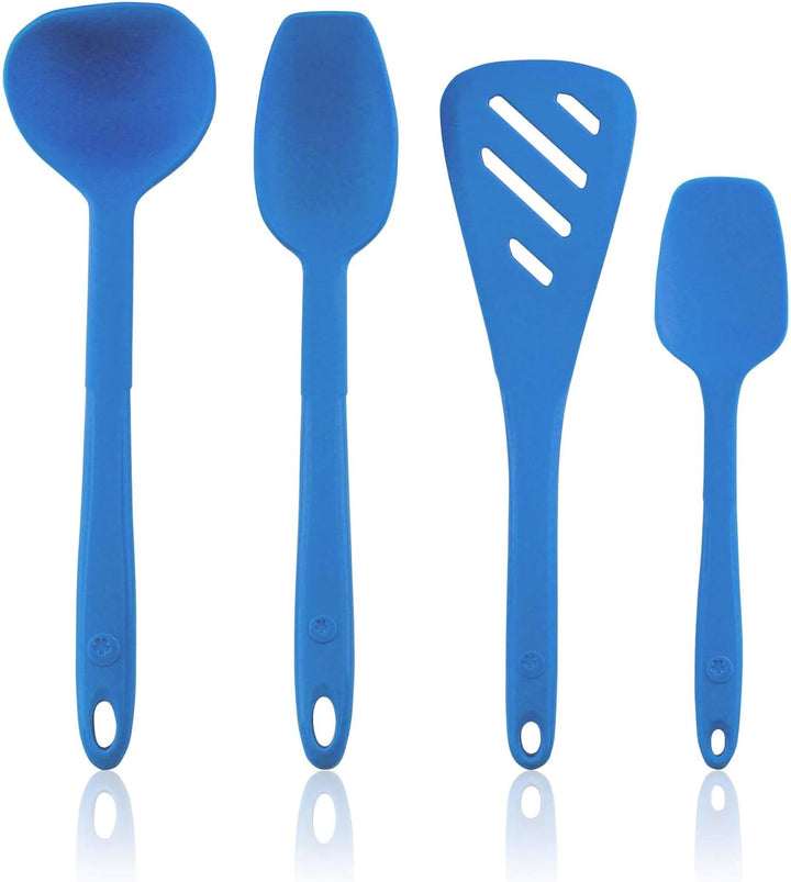 Kochblume Küchenhelfer-Set - Designwender S & Sossenlöffel S & Schöpfkelle S & Flexlöffel S 4er Set