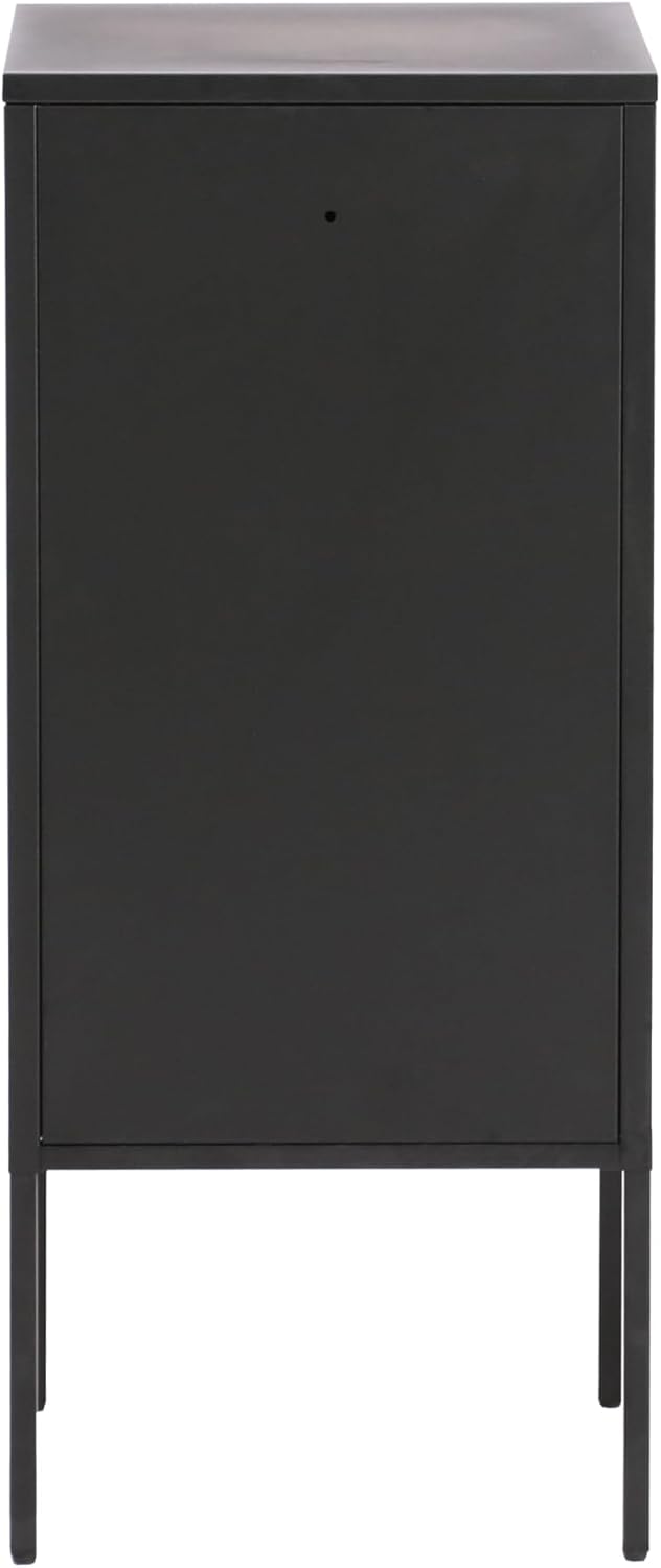 [en.casa] Nachtschrank Hausjärvi Nachttisch 82 x 35 x 35 cm Nachtkästchen Beistelltisch mit 1 Tür Me