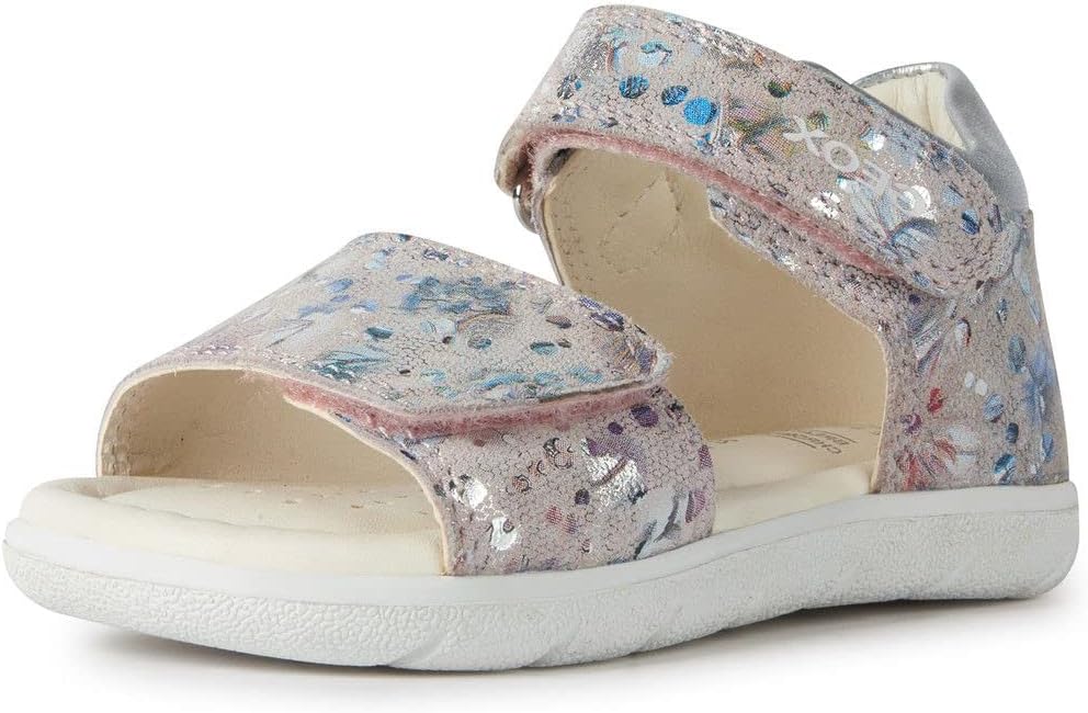 Geox Mädchen B Alul Girl Sandal, 25 EU Lt Rose Silver