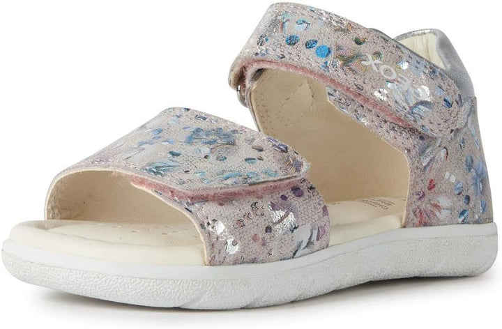 Geox Mädchen B Alul Girl Sandal, 25 EU Lt Rose Silver