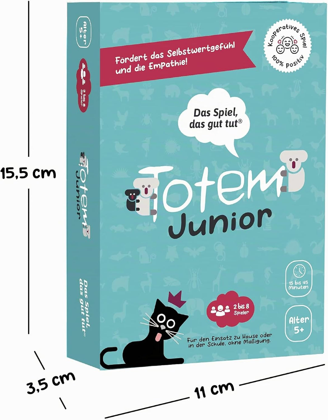 Totem Junior Kartenspiel für Kinder – Therapiespiel ab 5 Jahren für Selbstbewusstsein &amp; Empathie, Fa
