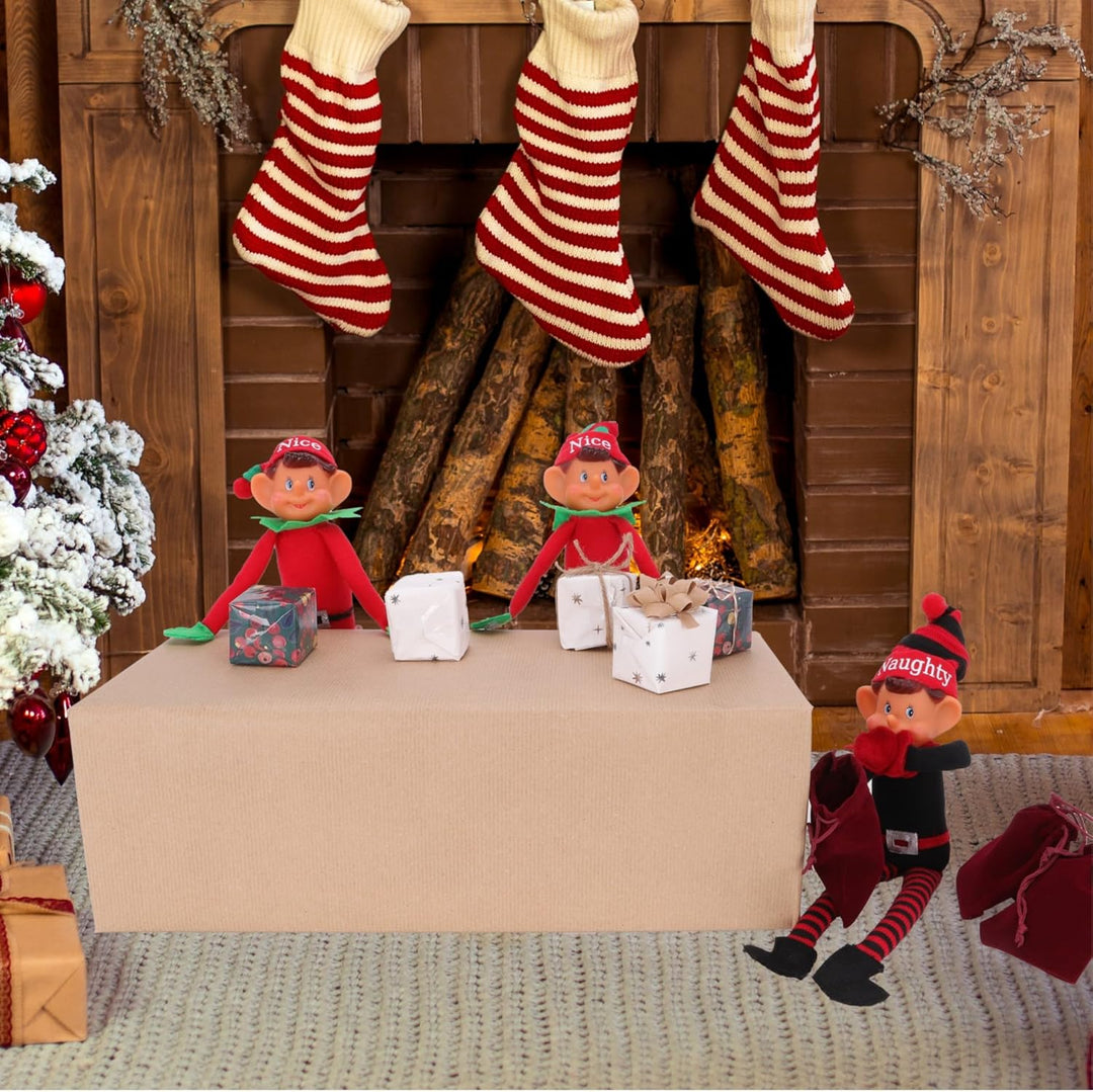 Toyland® Elves Behavin Badly – 2er-Set – 30,5 cm grosse Elfen-Weibchen und Elfen-Stofftiere mit Lang