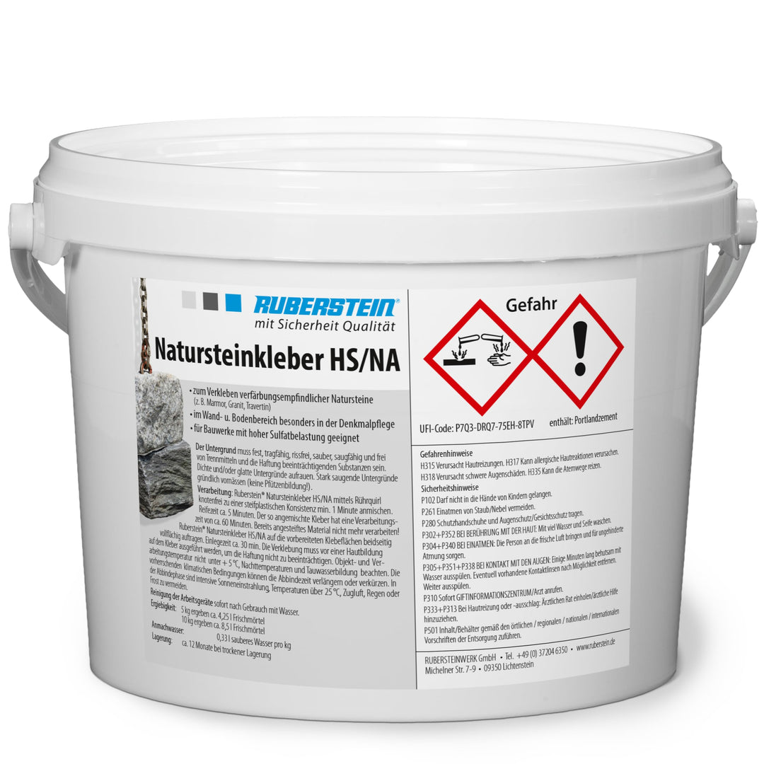 Natursteinkleber HS/NA 2 kg Eimer