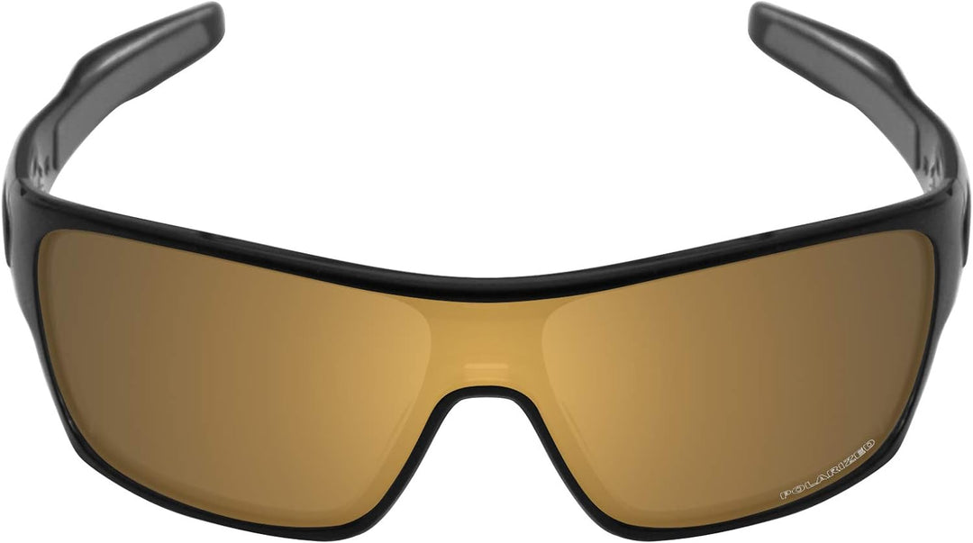 Mryok Ersatzgläser für Oakley Turbine Rotor Korrosionsschutz Gegen Meerwasser - Bronze Gold Mryok+ (