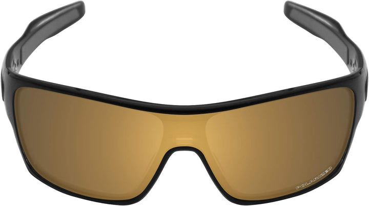 Mryok Ersatzgläser für Oakley Turbine Rotor Korrosionsschutz Gegen Meerwasser - Bronze Gold Mryok+ (