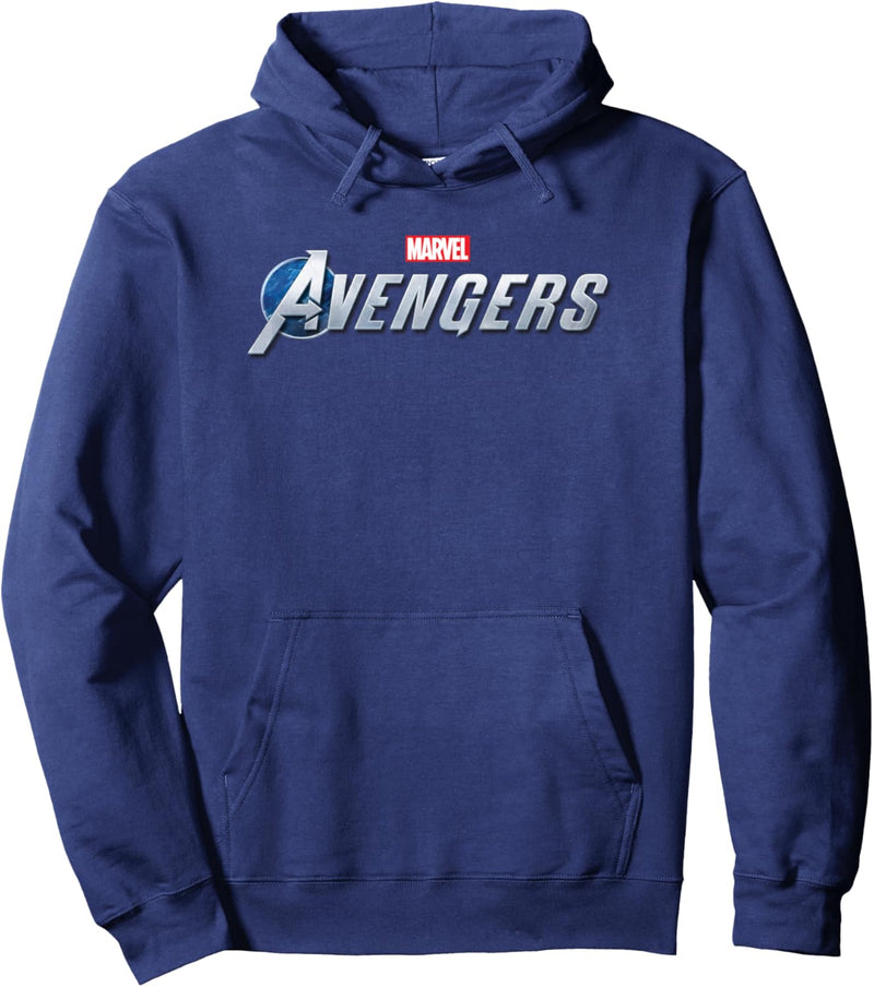 Marvel The Avengers Silver Logo Pullover Hoodie