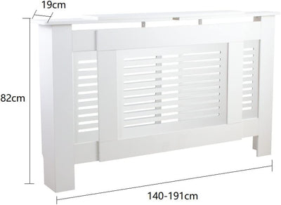 VDD Radiatorgehäuseheizung - Radiatorgehäuse - Breite variabel 140 bis 190 cm