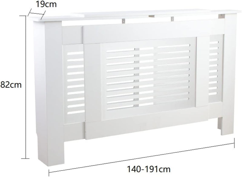 VDD Radiatorgehäuseheizung - Radiatorgehäuse - Breite variabel 140 bis 190 cm