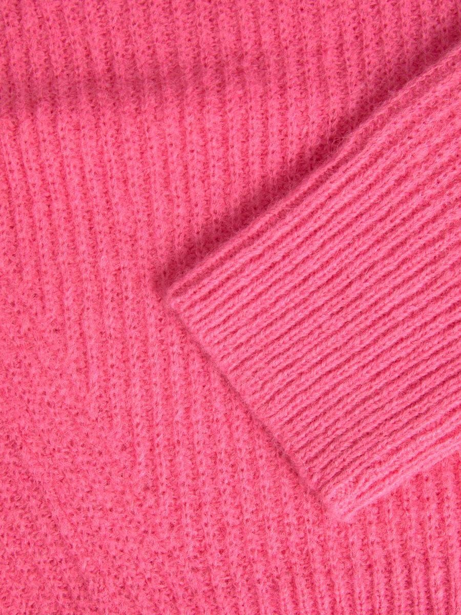 JJXX Damen Jxember Ls Fluffy Crew Neck Knit Noos Pullover XS Carmine Rose, XS Carmine Rose