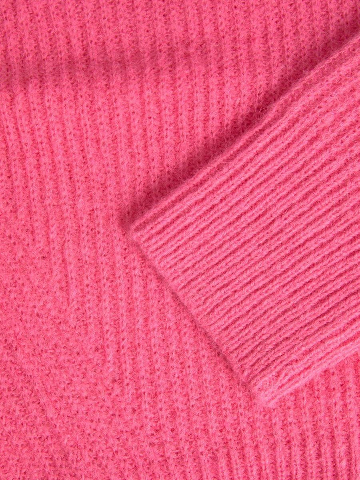 JJXX Damen Jxember Ls Fluffy Crew Neck Knit Noos Pullover XS Carmine Rose, XS Carmine Rose