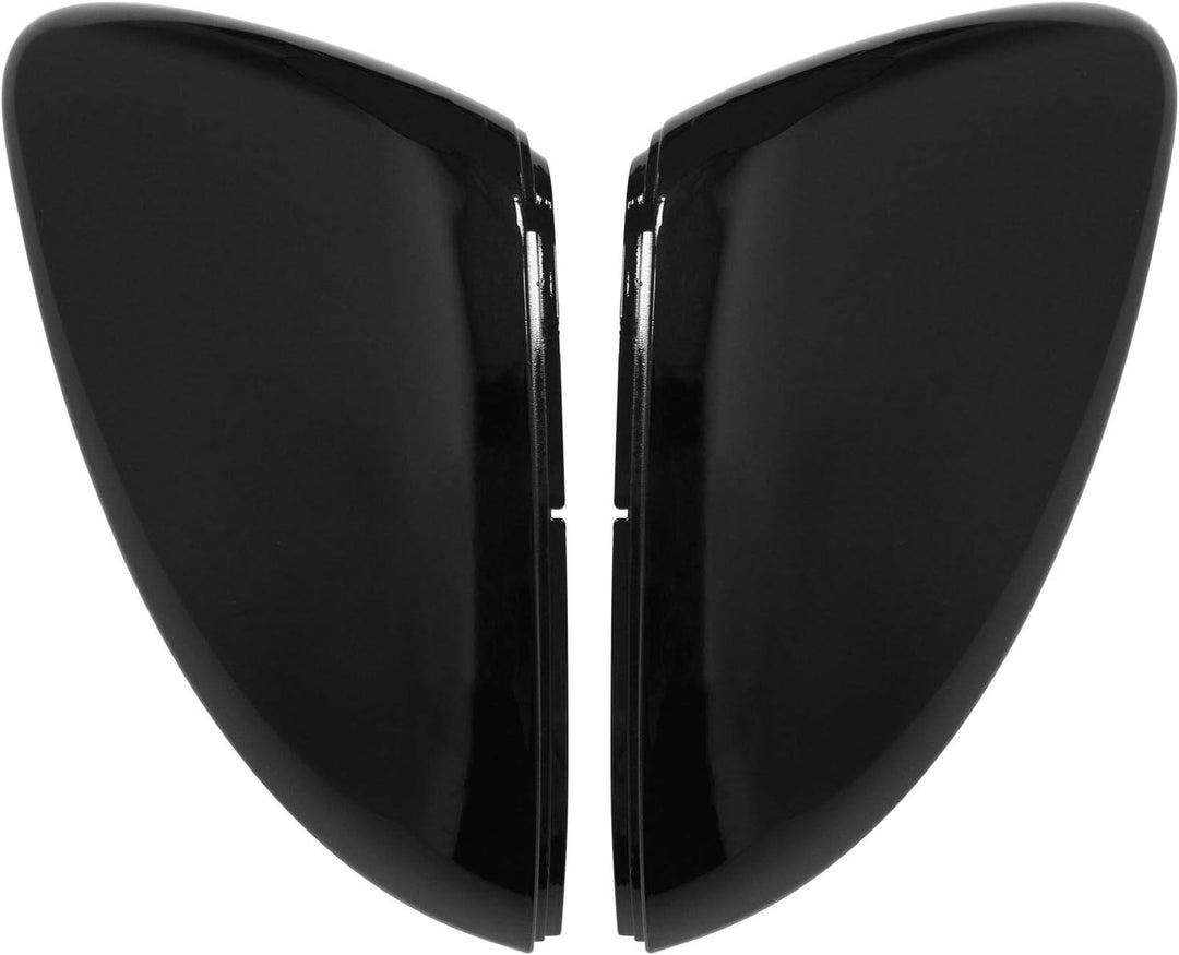 Doo Engy Aussenspiegelgehäuse Spiegelkappen Schwarz glänzend für Golf VII Variant