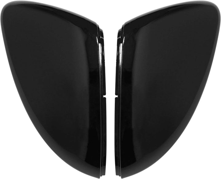 Doo Engy Aussenspiegelgehäuse Spiegelkappen Schwarz glänzend für Golf VII Variant