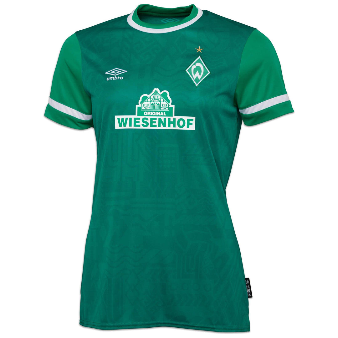 UMBRO SV Werder Bremen Trikot Home 2021/2022 Damen XL Grün / Weiss, XL Grün / Weiss