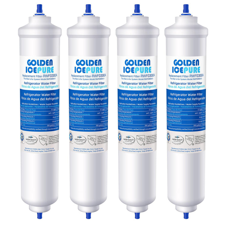 GOLDEN ICEPURE Wasserfilter Kühlschrank Kompatibel mit Samsung DA29-10105J, DA29-10105J HAFEX/EXP, D