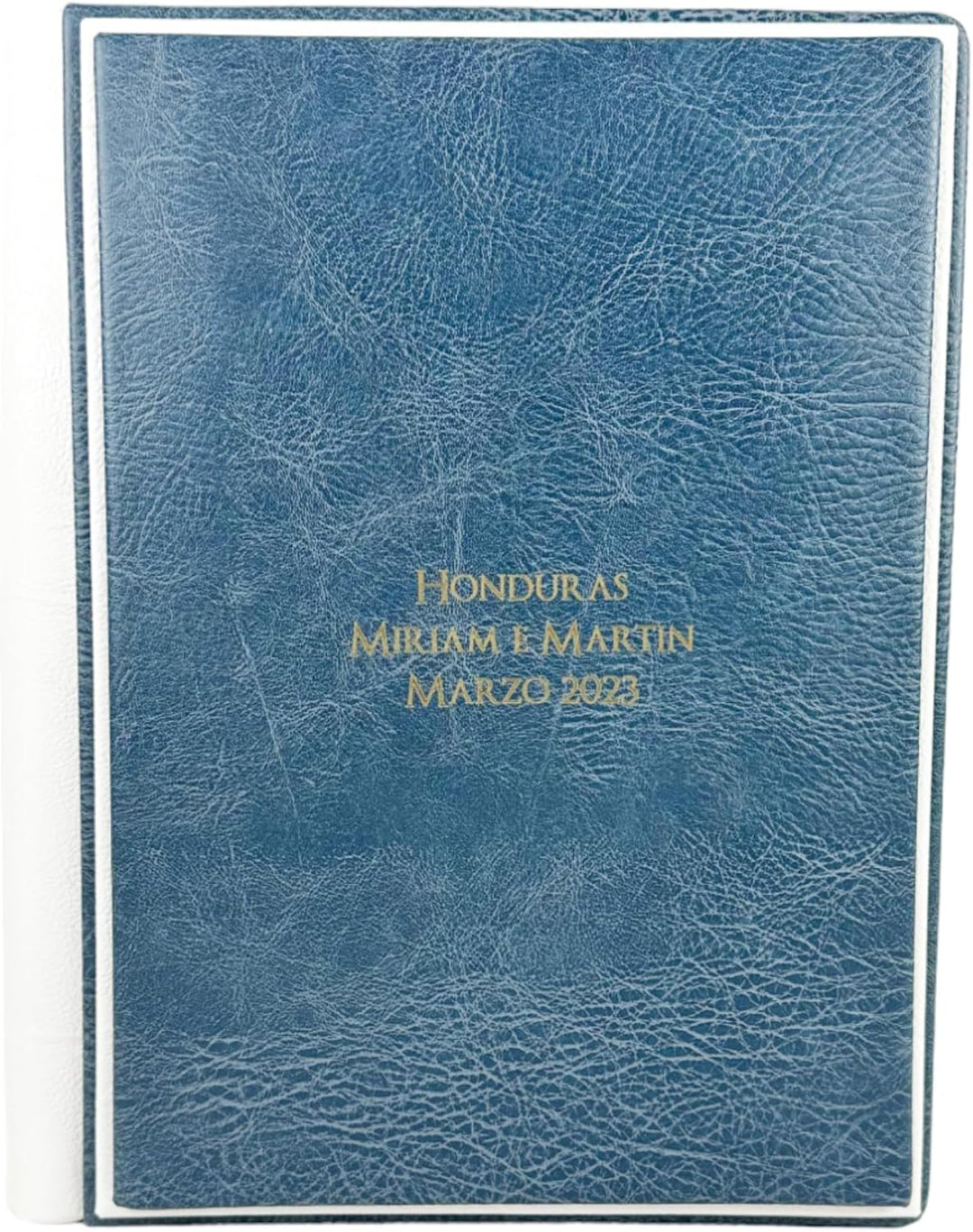 Fotoalbum - Eclissi Vintage - handgefertigte Herstellung aus Kunstleder, personalisierbar mit Gravur