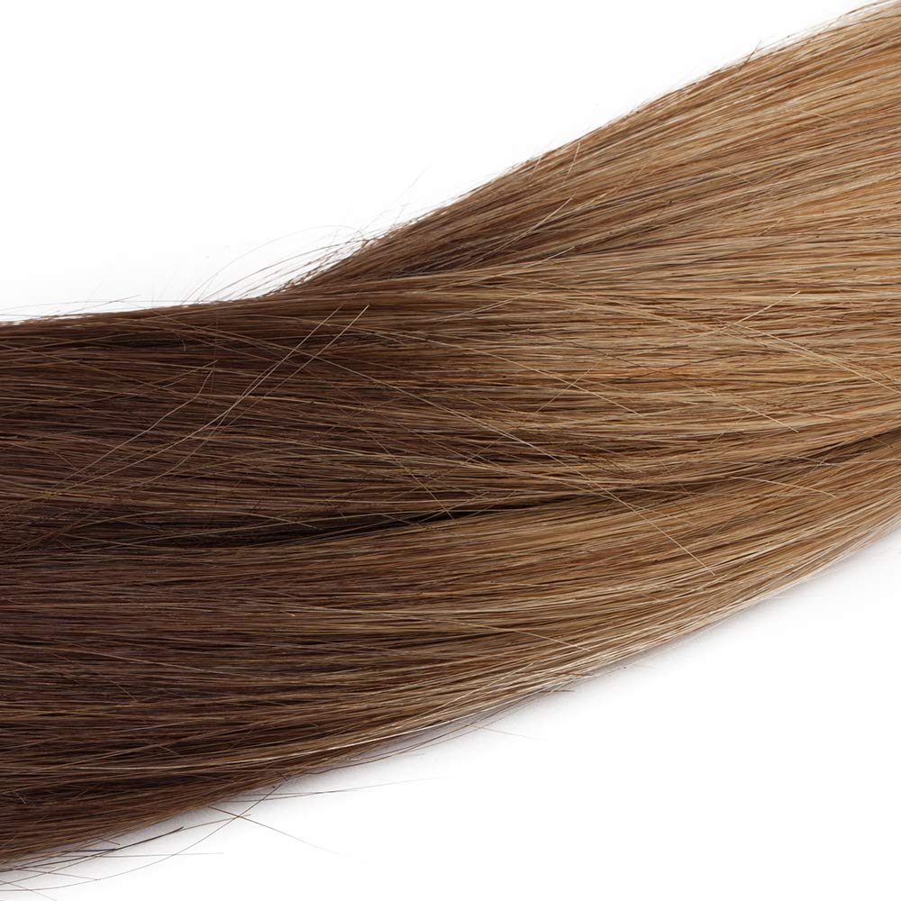 SEGO Haarverlängerung Tape Extensions Echthaar Klebeband 10 PCS 25g Haarteile 7A Glatt 100% Remy Hum