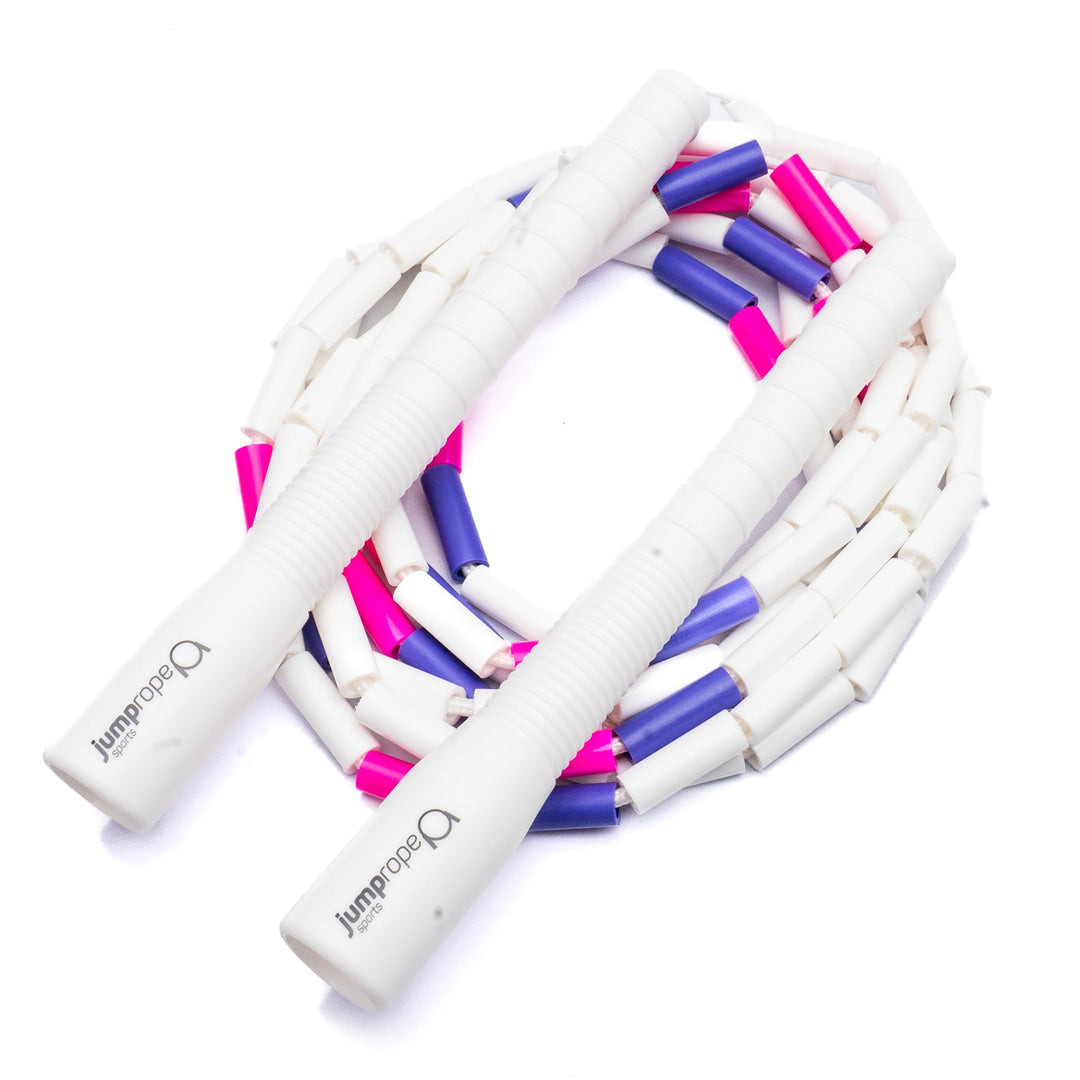 Professionelles Rope Skipping Wettkampf Springseil Freestyle Bead - Länge verstellbar (3m Seillänge)