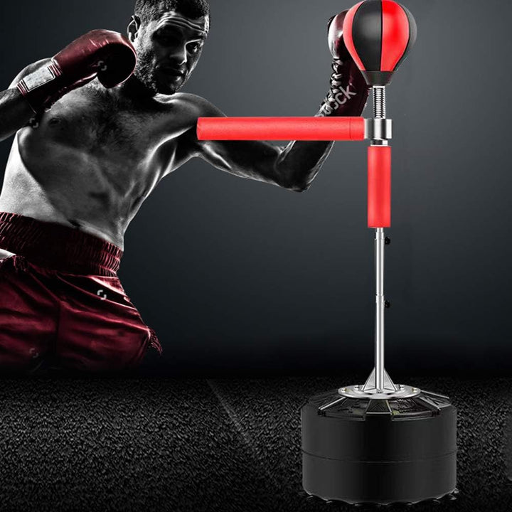HarBin-Star Boxsack mit Punchingball Fitness Boxsack Punchingball Set Freistehender Standboxsack Sol