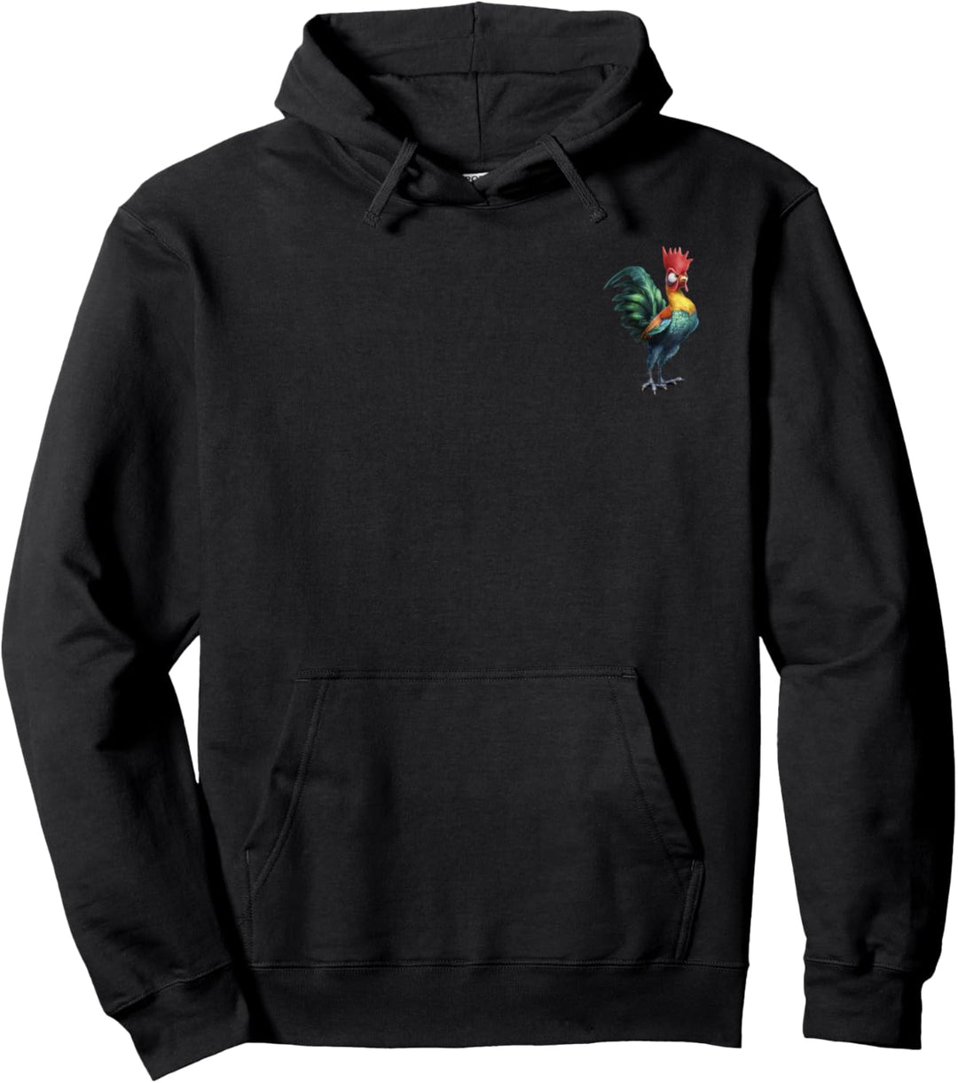 Disney Moana Hei Hei Left Chest Portrait Pullover Hoodie