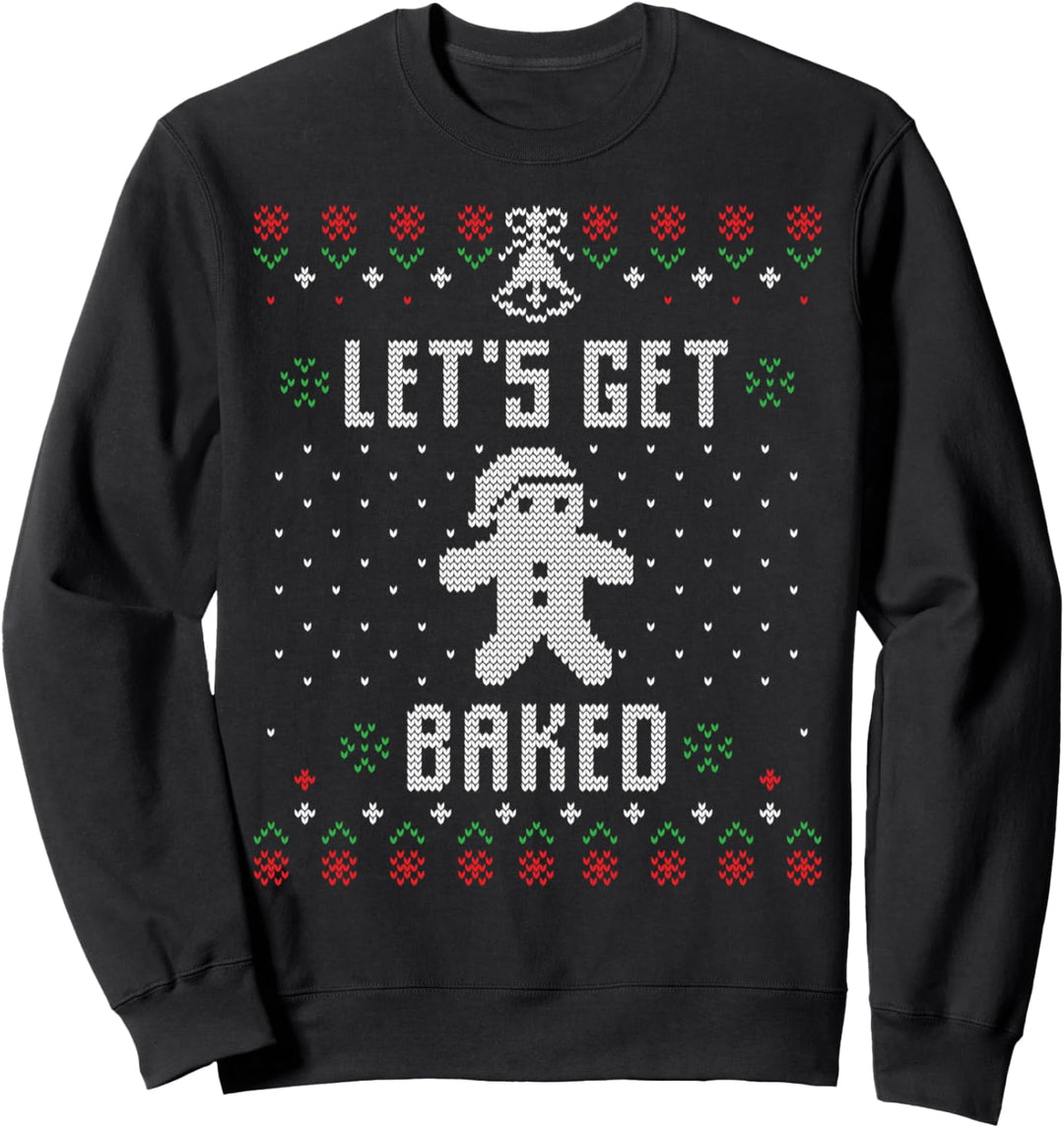 Ugly Christmas Sweater Kekse Plätzchen backen Weihnachten Sweatshirt