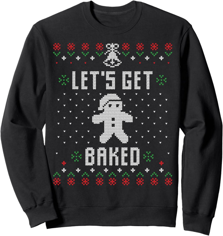 Ugly Christmas Sweater Kekse Plätzchen backen Weihnachten Sweatshirt
