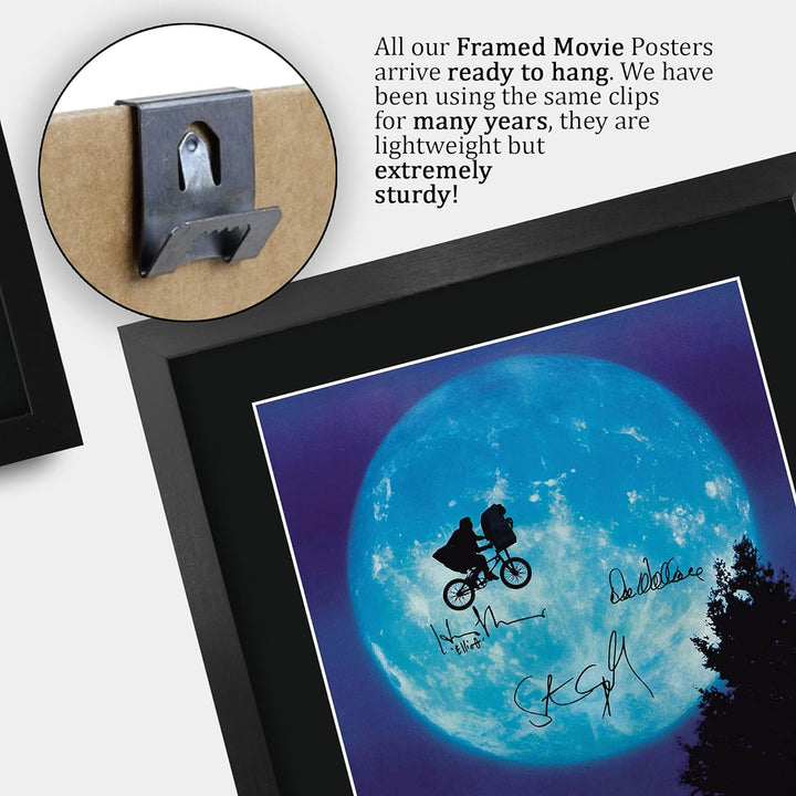 HWC Trading E.T. The Extra-Terrestrial A3 Gerahmte Signiert Gedruckt Autogramme Bild Druck-Fotoanzei
