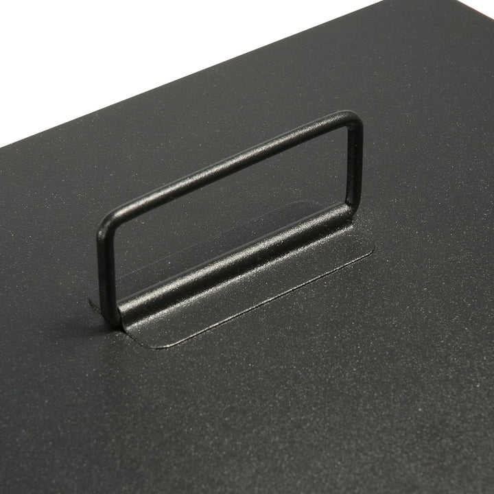 Barska Safe CB11792 Geldkassette, 43,2 cm, mit 6 Fächern und Schloss, Schwarz, M M Tablett mit 6 Fäc