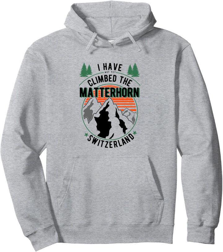 Wanderer sind nicht geklettert - Bergsteiger Wandern Matterhorn Pullover Hoodie