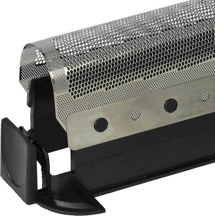 vhbw Scherfolie kompatibel mit Braun Micron 808 Elektrorasierer + Rahmen, schwarz/Silber